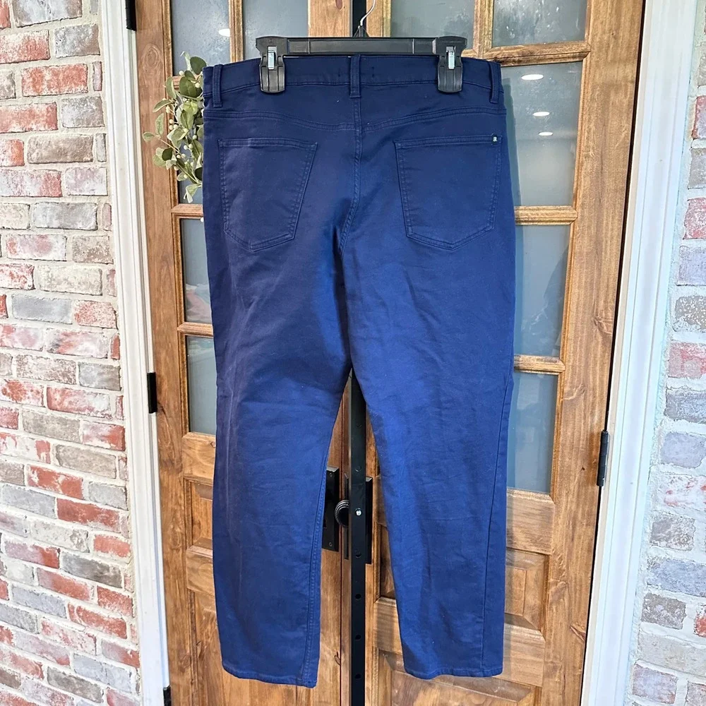 Banana‎ Republic Pants Mens 36x30 Navy Blue Stretch 5-Pocket Chino Trousers